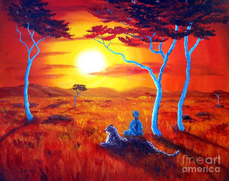 900x711 African Landscape Paintings Fine Art America - African Landscape Painting