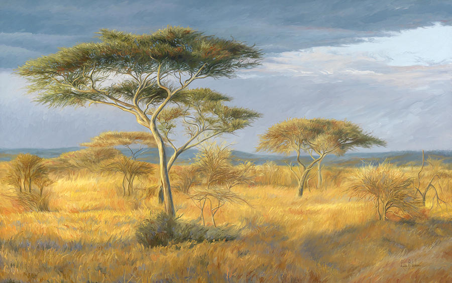 900x564 African Landscape Painting By Lucie Bilodeau - African Landscape Painting