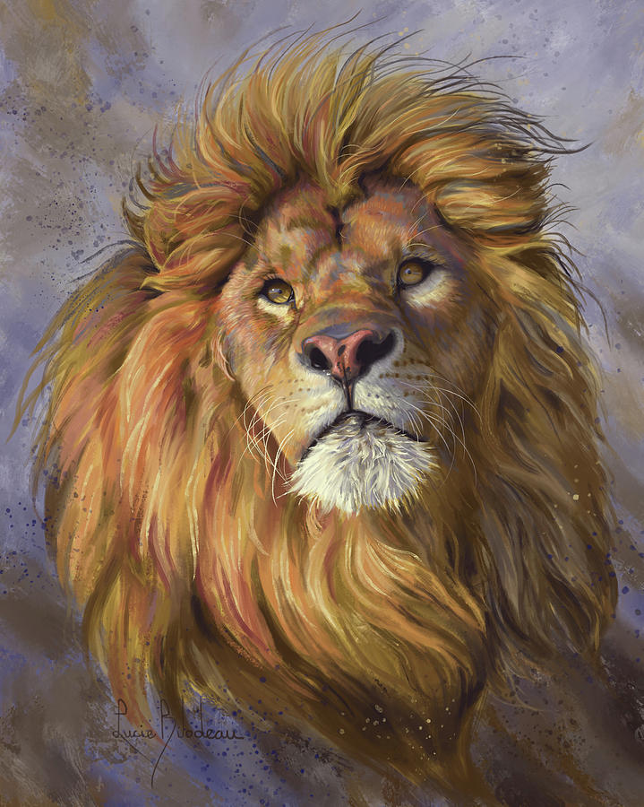 African Lion Painting at PaintingValley.com | Explore collection of ...