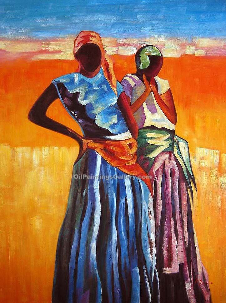723x970 African Dress (Painting Id Ge 0086 Ka) (All Sizes) - African Painting