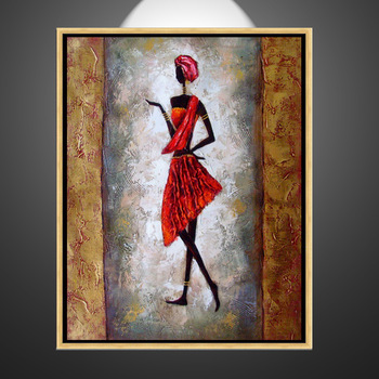 350x350 Hand Painted Hot Sex African Woman Images Modern Hotel Decor - African Painting Images