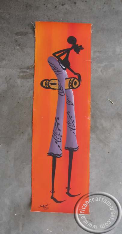 406x777 Zulu Art Paintings And Ghetto Art - African Painting Styles