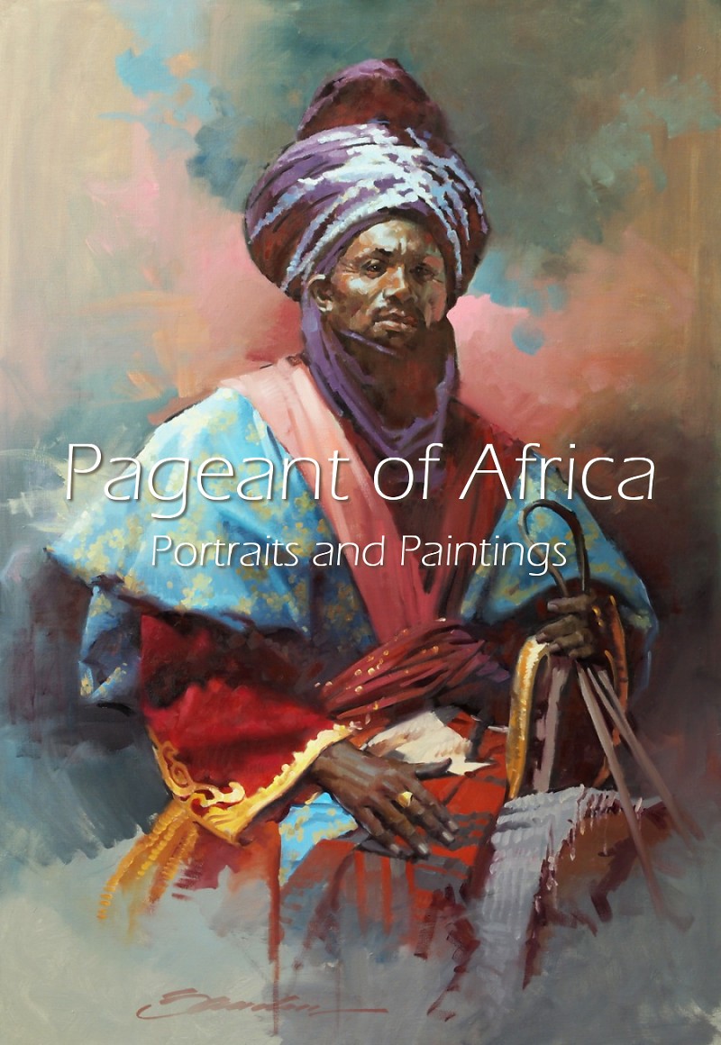 800x1160 John Howard Sanden - African Portrait Painting