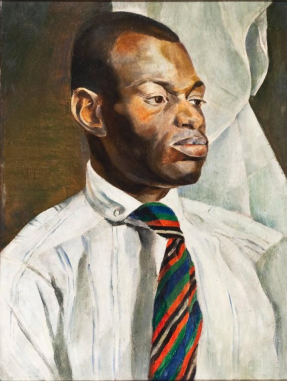 580x768 Stefan Hirsch - African Portrait Painting