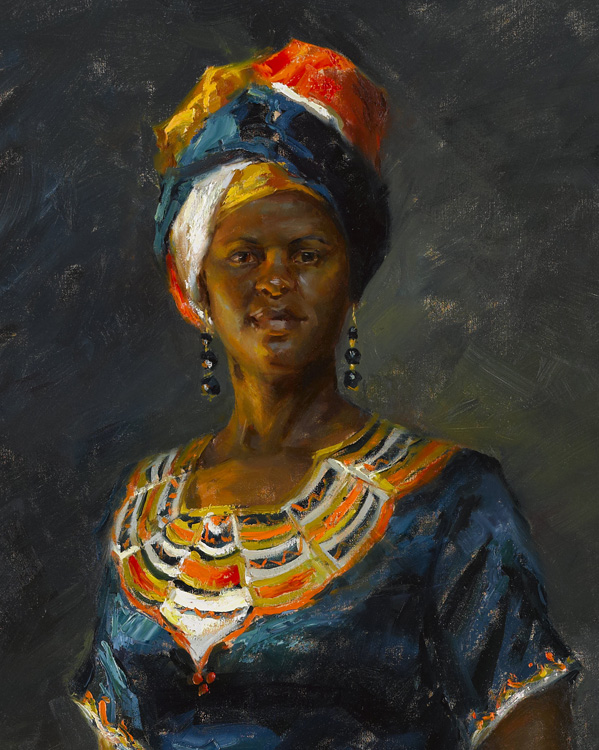 599x750 Artist - African Queen Painting