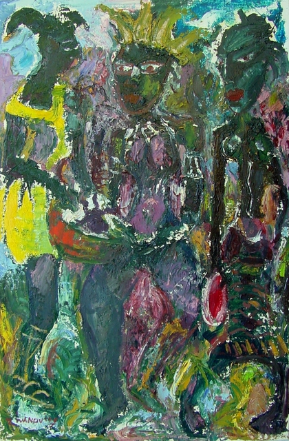 420x640 Dana Zivanovits Artwork African Queen Original Painting Oil - African Queen Painting