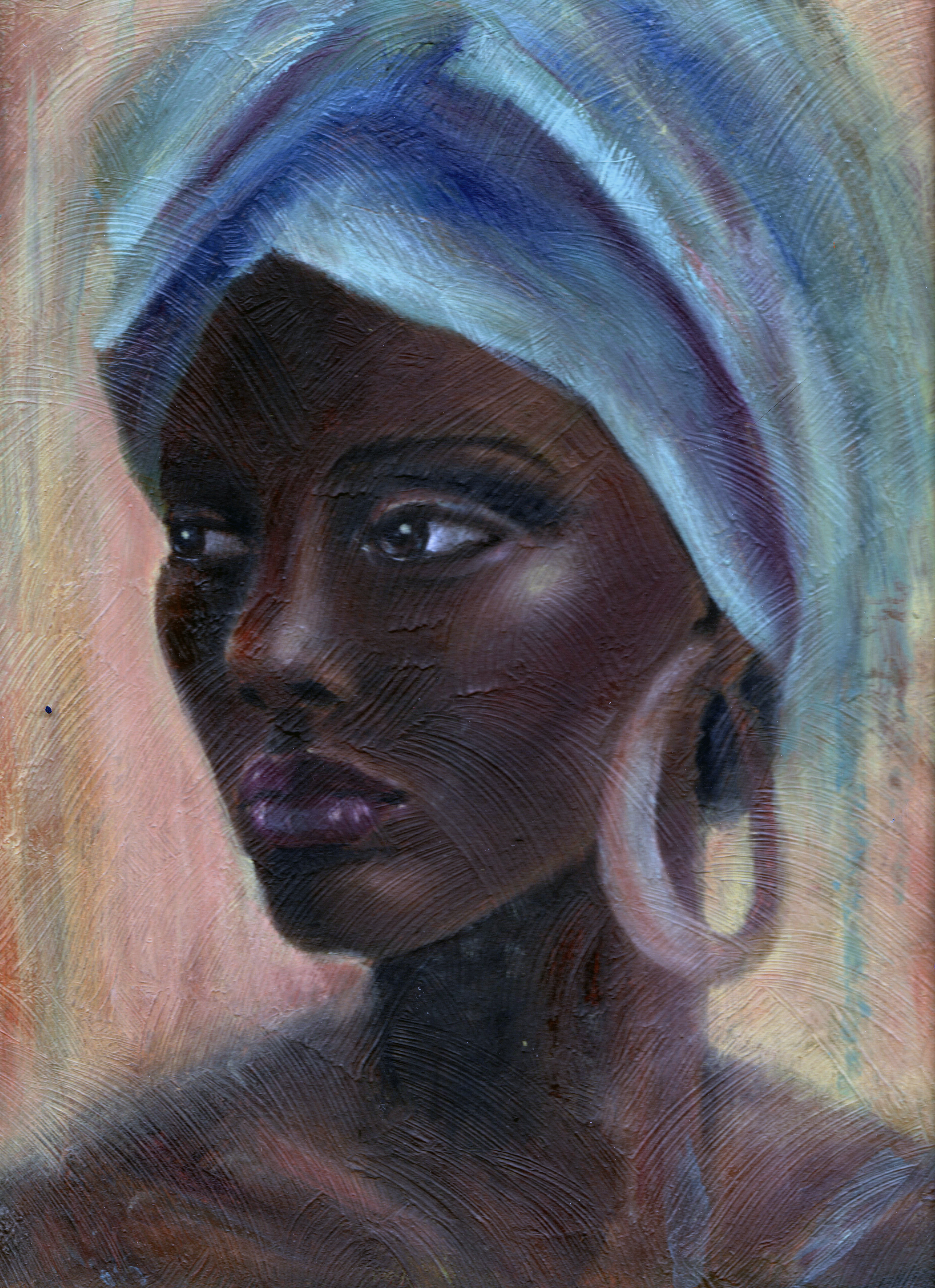 3036x4184 African Queen Fine Art Print Marianne Goodell - African Queen Painting