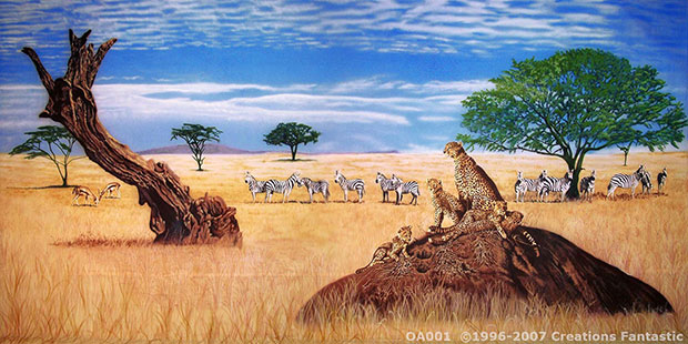 620x310 African Savannah 1 Backdrops Fantastic Australia - African Savannah Painting