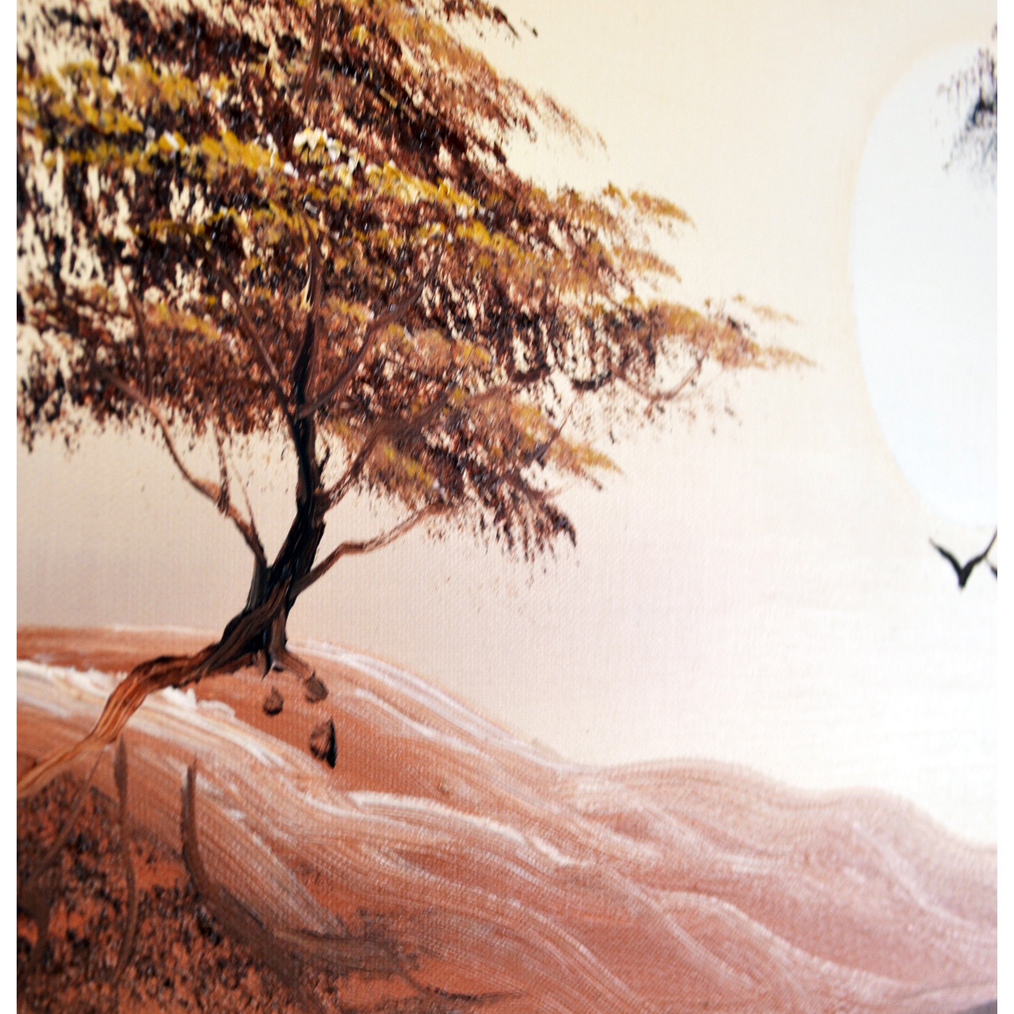 2068x2068 Shop African Tree Landscape Hand Painted Amp Textured 5 Piece - African Tree Painting