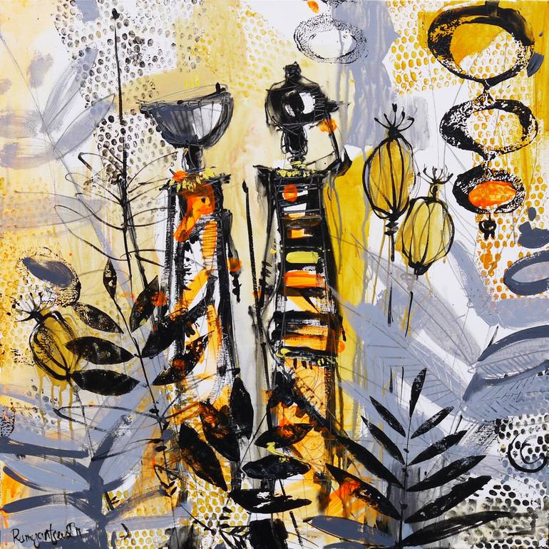 770x770 Saatchi Art African Tribal Women 2 Painting By Irina Rumyantseva - African Tribal Woman Painting