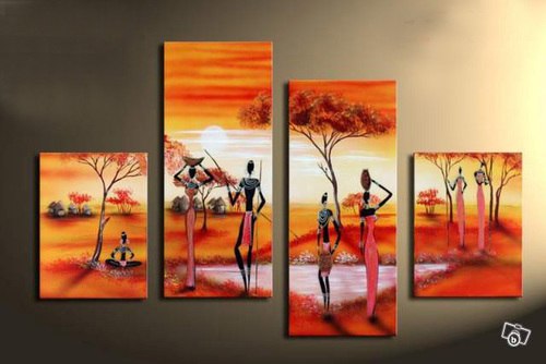 500x334 Shop Tribes, Tribal, African, Women, Indian, Gond, Folk - African Tribal Woman Painting