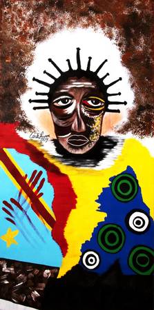 223x450 Stunning African Tribal Women Painting Reproductions For Sale - African Tribal Woman Painting