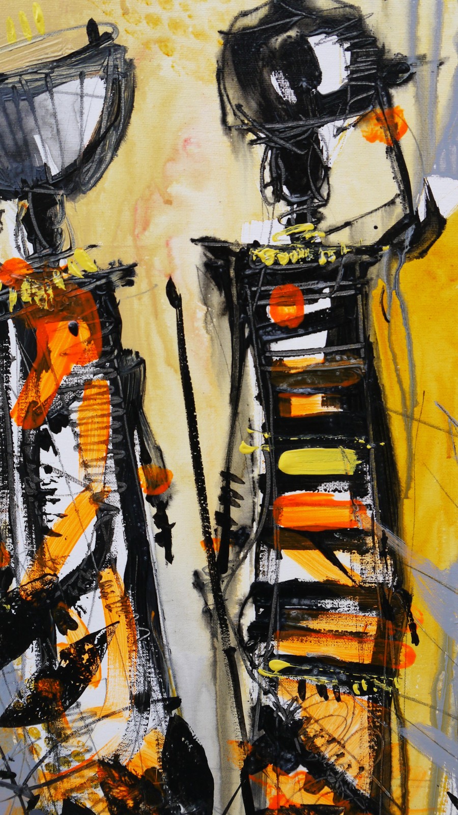 900x1601 African Tribal Women 2 By Irina Rumyantseva - African Tribal Woman Painting