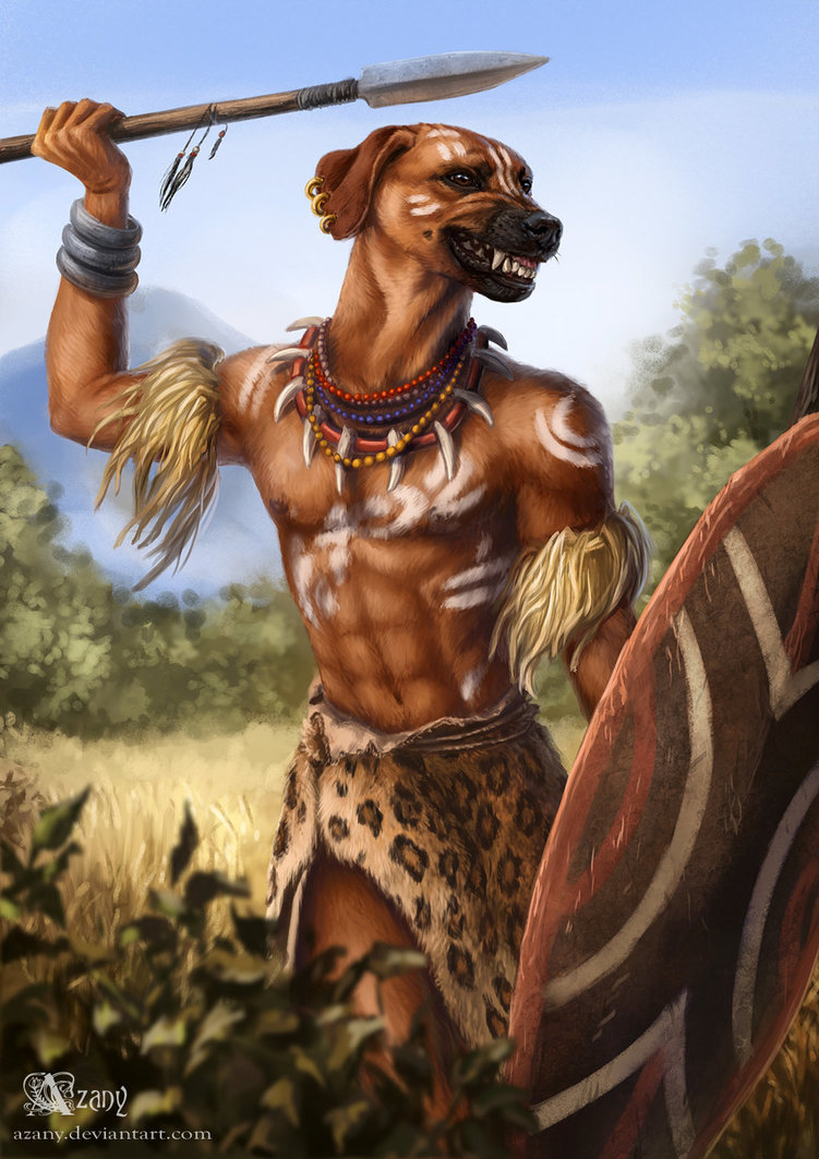 751x1063 African Warrior By Azany - African Warrior Painting
