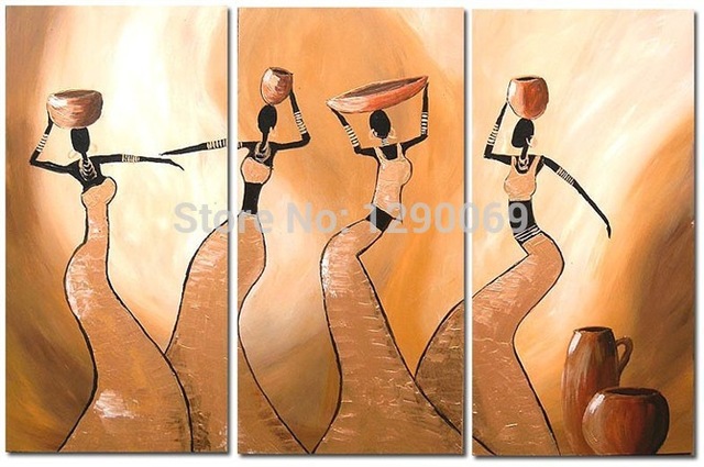 640x425 Decorative African Woman Painting Canvas Wall Art Oil Canvas - African Woman Painting Art