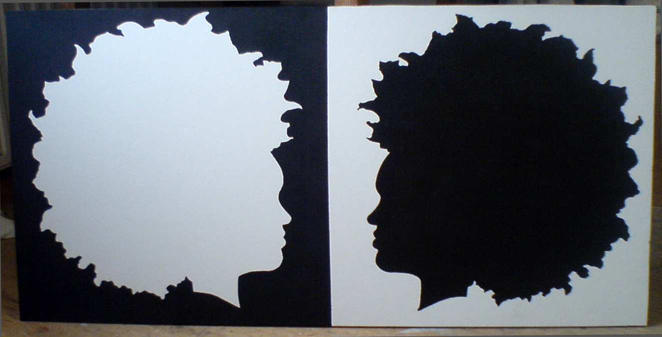 1323x675 Afro Painting By Zoemba - Afro Lady Painting