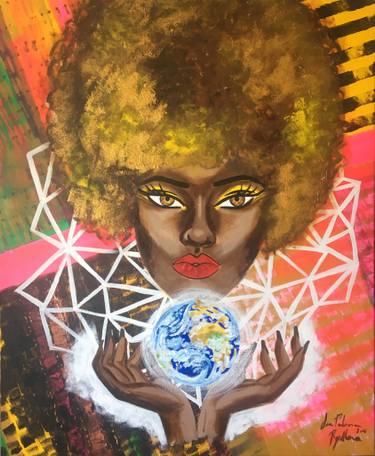 375x456 Afrofuturism Paintings For Sale Saatchi Art - Afrofuturism Painting