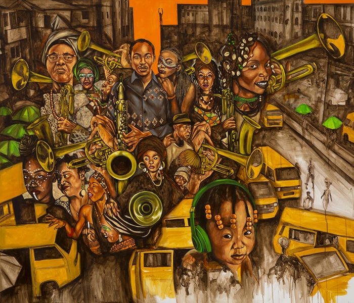 700x600 Art And Afrofuturism An Interview With Komi Olaf - Afrofuturism Painting
