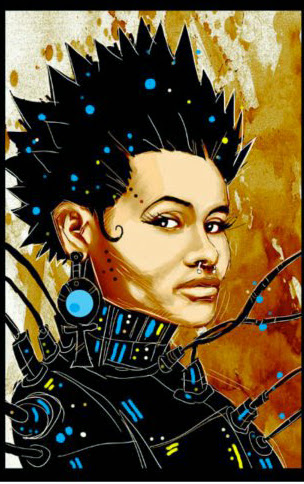 304x484 Scifisunday Afrofuturism Graveyard Shift Sisters - Afrofuturism Painting