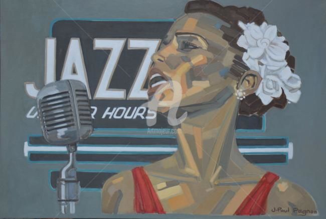 650x437 Jazz After Hours (Jean Paul Pagnon) - After Hours Painting