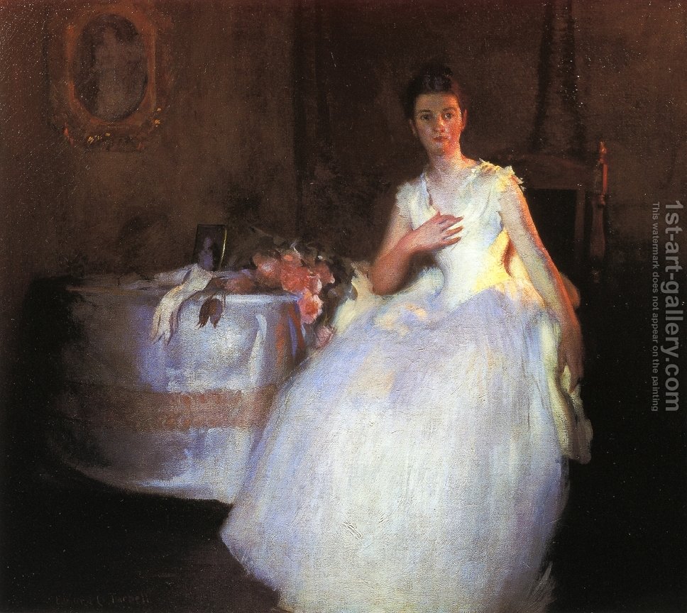 968x864 After The Ball Edmund Charles Tarbell Reproduction 1st Art Gallery - After The Ball Painting