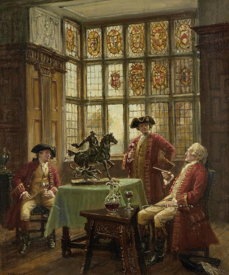 803x966 After The Hunt By Frank Moss Bennett (British 1874 1952) Royal - After The Hunt Painting