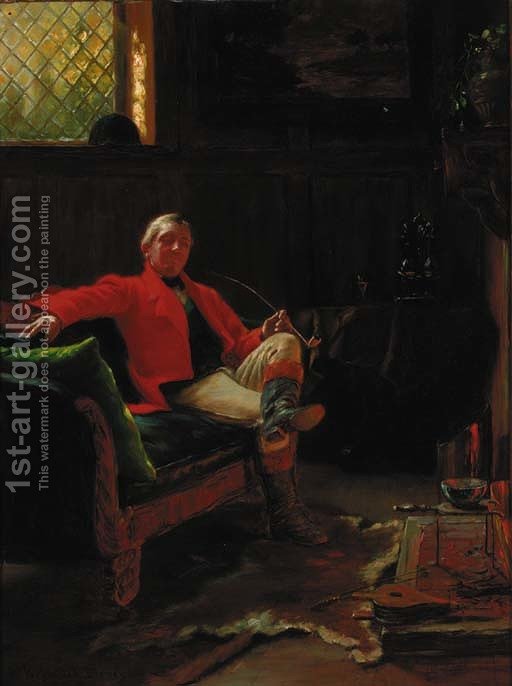 512x686 After The Hunt William Verplanck Birney Reproduction 1st Art Gallery - After The Hunt Painting