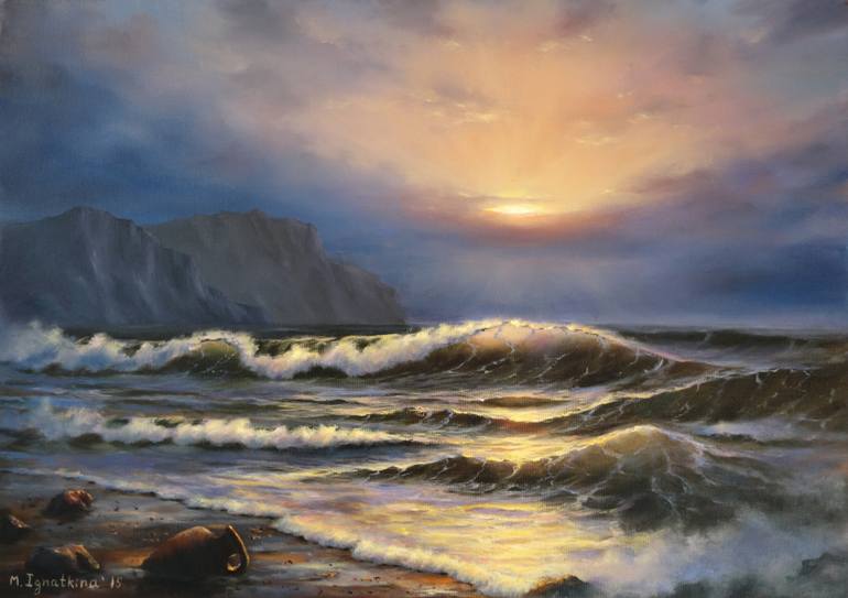 770x543 Saatchi Art After The Storm Painting By Mariia Ignatkina - After The Storm Painting