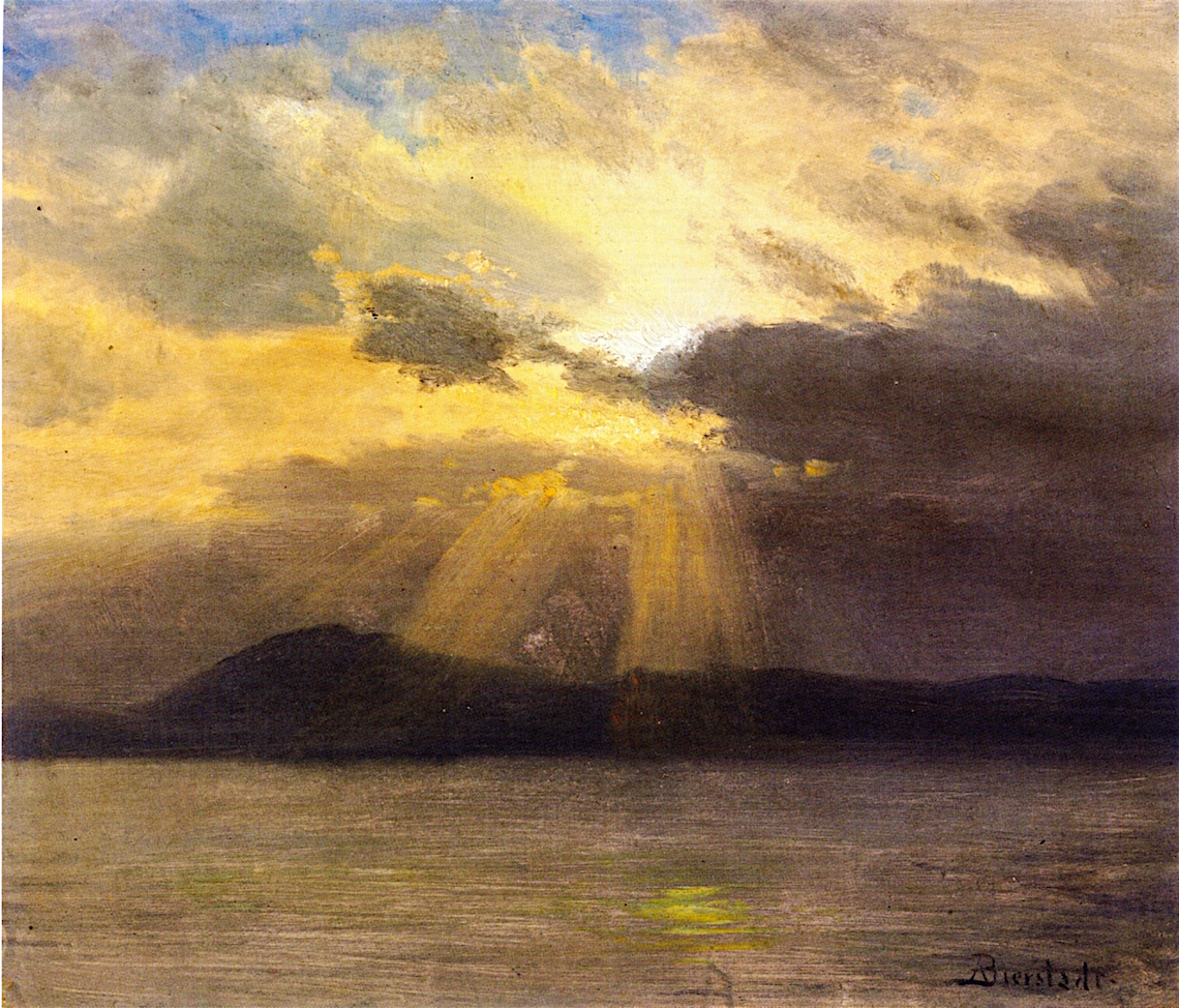 1140x974 After The Storm Painting Albert Bierstadt Oil Paintings - After The Storm Painting