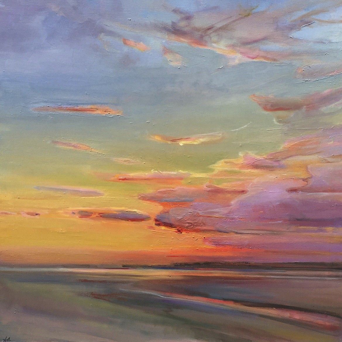 1169x1169 Afterglow By Holly Ready. Oil On Canvas. 30 X 30. Available - Afterglow Painting