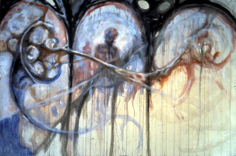 770x512 Saatchi Art Warm In Its Decaying Afterglow Painting By P Emerson - Afterglow Painting