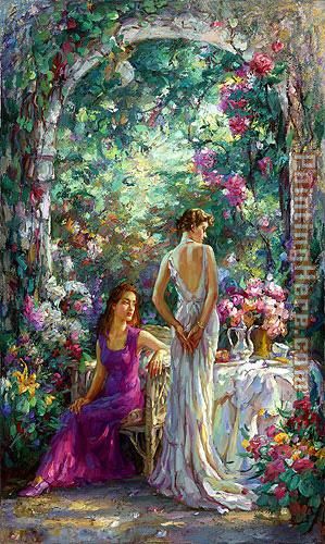 299x500 Cao Yong Afternoon Tea Painting Anysize 50% Off - Afternoon Tea Painting
