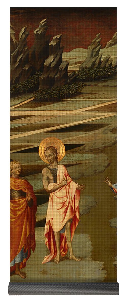 500x1171 Ecce Agnus Dei Yoga Mat For Sale By Mountain Dreams - Agnus Dei Painting