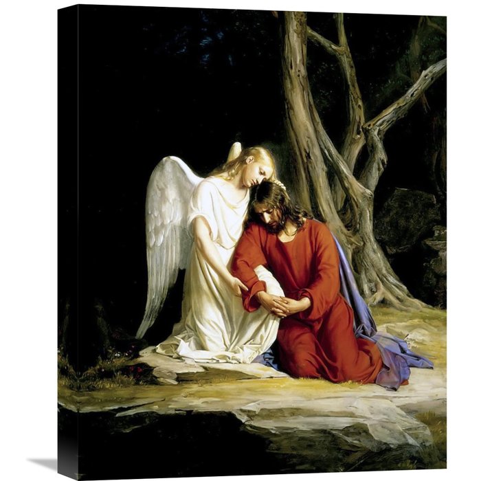 700x700 Global Gallery - Agony In The Garden Painting