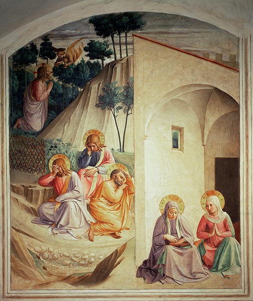 503x600 Agony In The Garden 1442 Painting Fra Angelico Oil Paintings - Agony Painting
