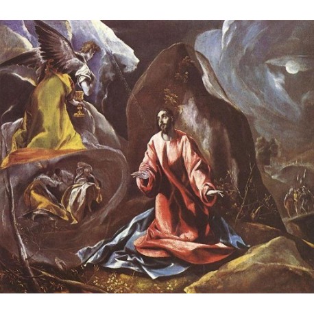 458x458 Agony In The Garden By El Greco Art Gallery Oil Painting Reproductions - Agony Painting