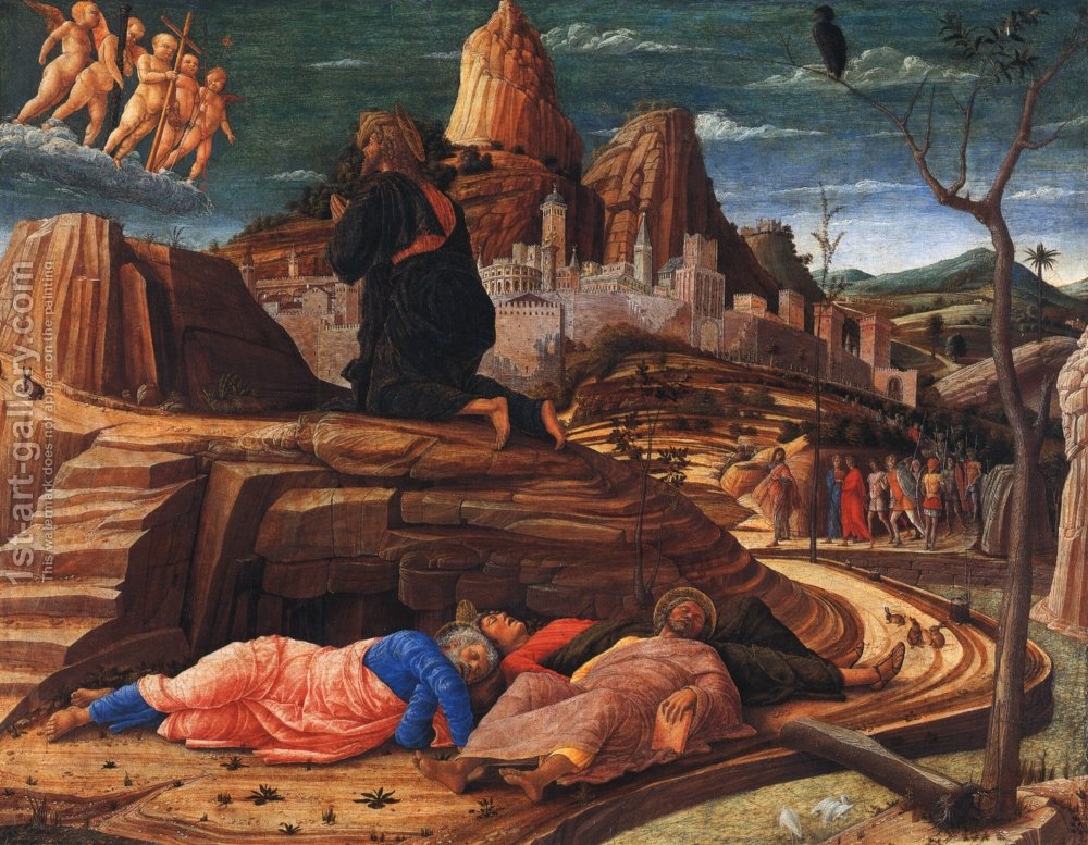 1000x777 Agony In The Garden C. 1459 Andrea Mantegna Reproduction 1st Art - Agony Painting