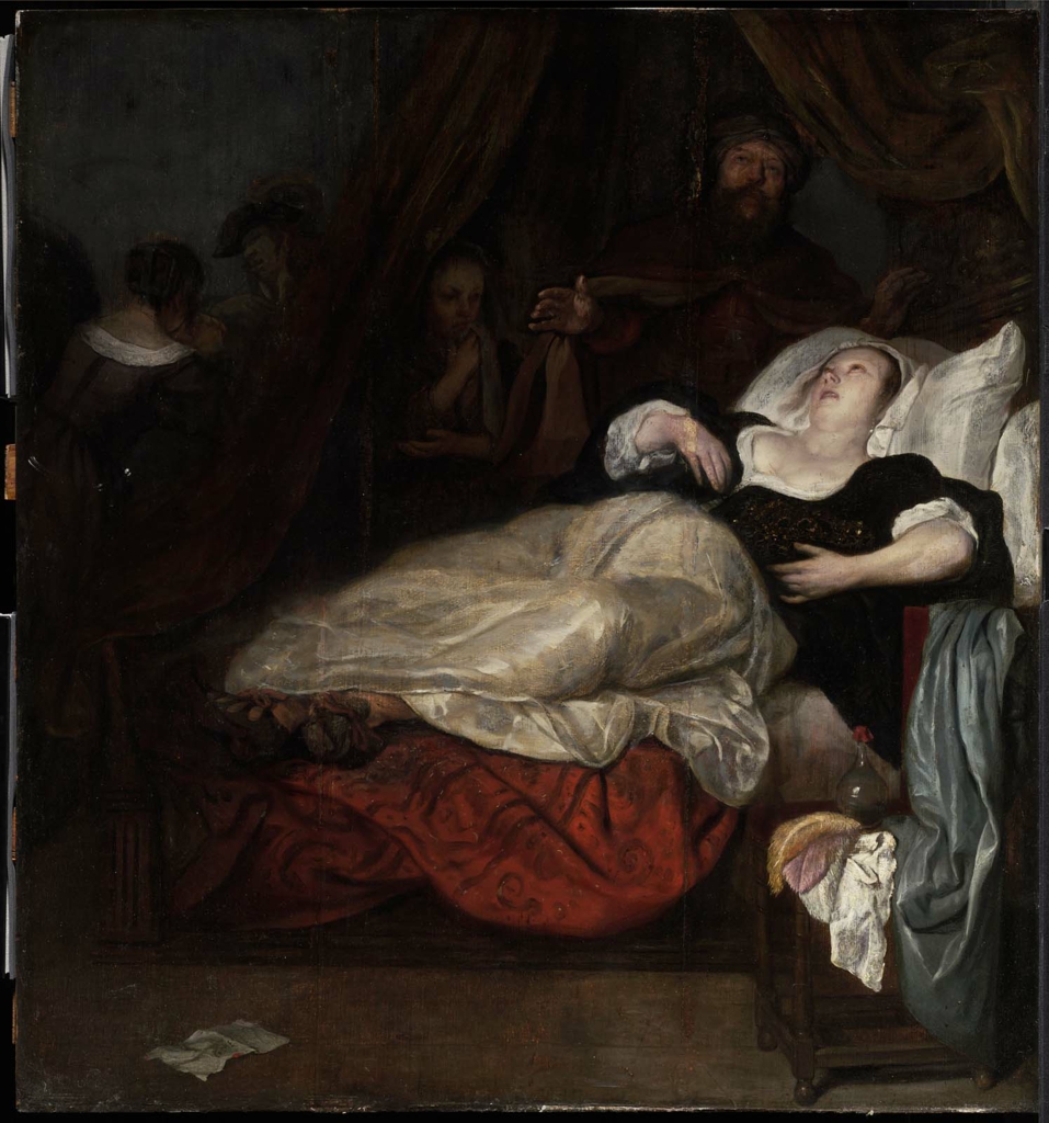957x1024 Woman In Agony (The Death Of Sophonisba) Museum Of Fine Arts - Agony Painting