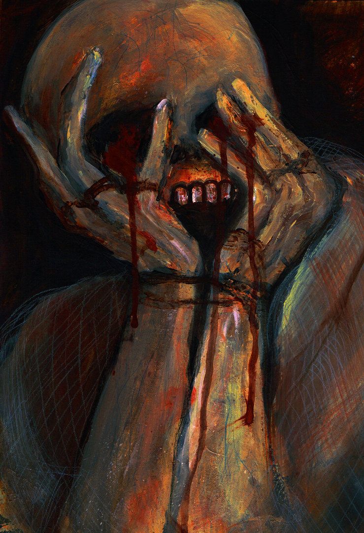 739x1082 Ubernoir Agony By Blackbirdmotel On Houses - Agony Painting