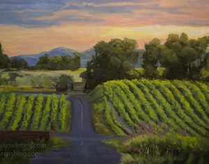 300x235 Karen Winters Original Art Paintings Gallery By Ca Artist Karen - Agriculture Painting