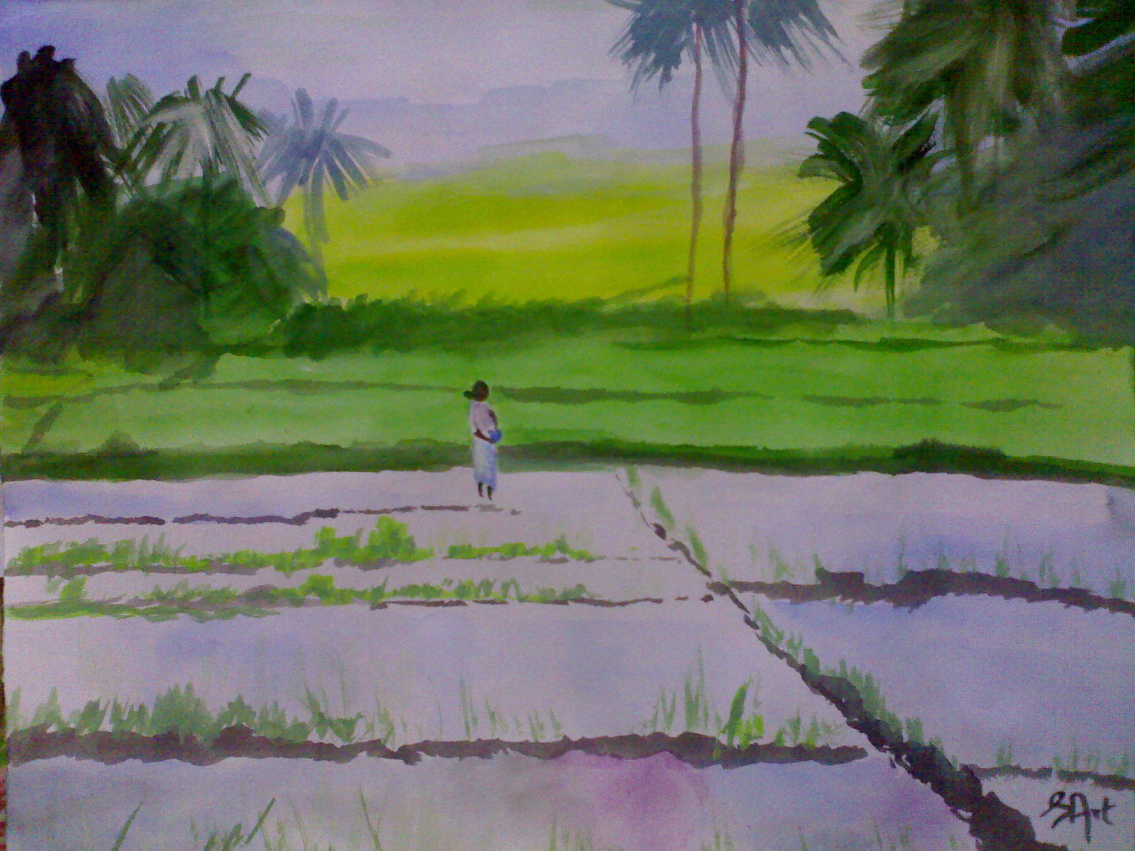 1600x1200 Agriculture Painting In To The Feelings Art Of Living . - Agriculture Painting