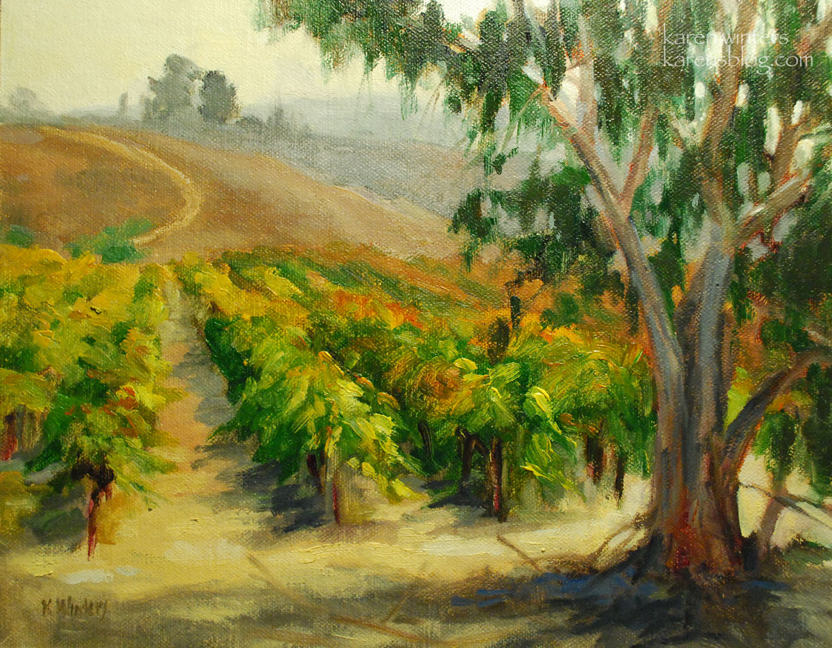 1200x935 Vineyard - Agriculture Painting