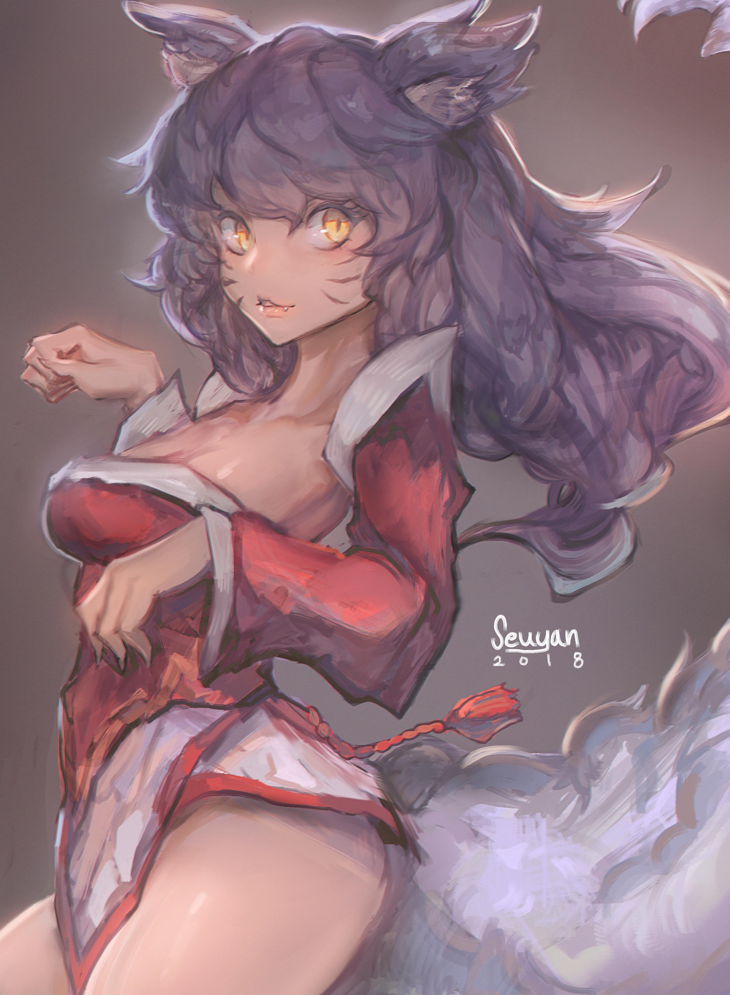 2400x3272 Ahri Painting Ahrimains - Ahri Painting