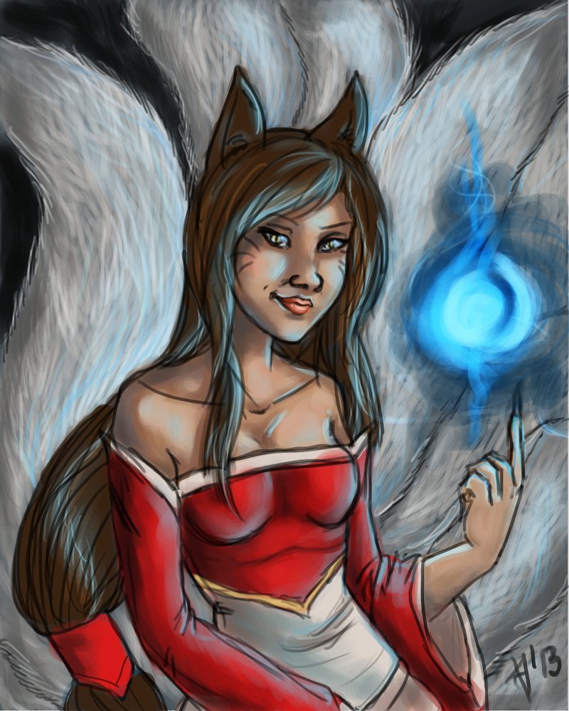 800x1000 Ahri Speed Paint 1801 By Tinnu - Ahri Painting