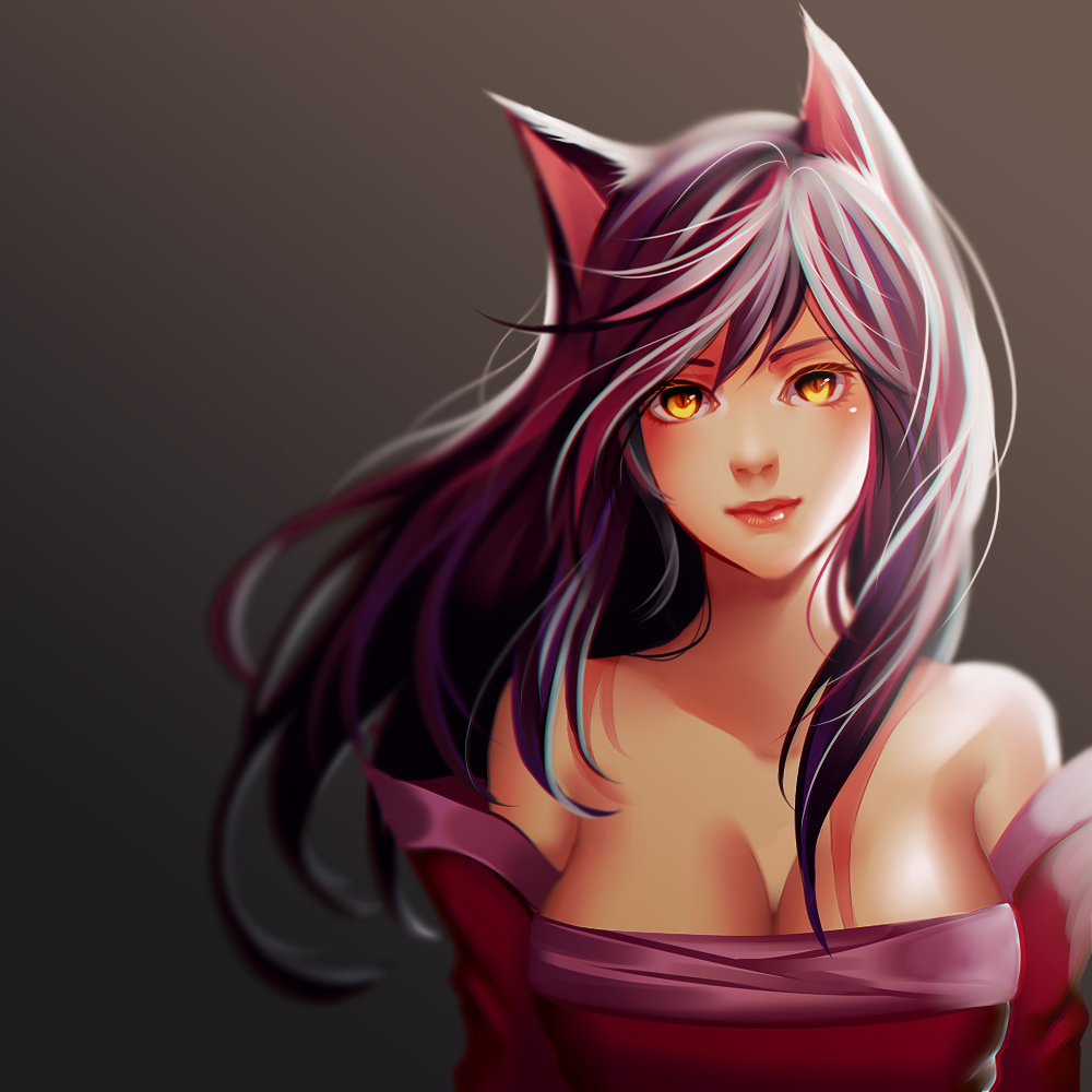 1000x1000 Saeshiki - Ahri Painting