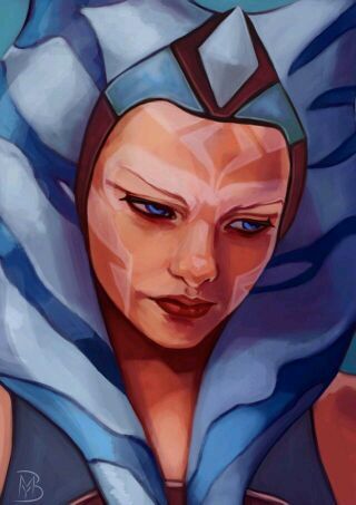 320x453 Ahsoka Tano And Kylo Ren In Ep.8 (Theory) Star Wars Amino - Ahsoka Tano Painting