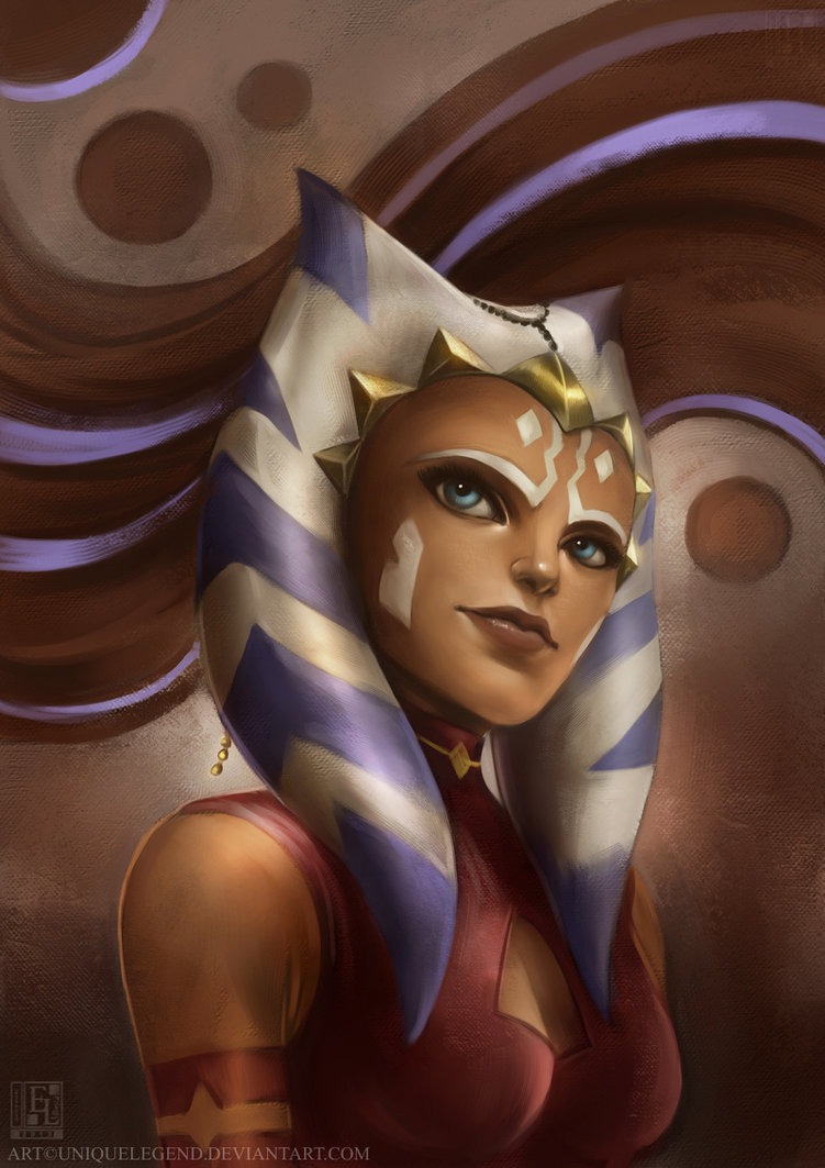 751x1063 Ahsoka Tano By Eternalegend - Ahsoka Tano Painting