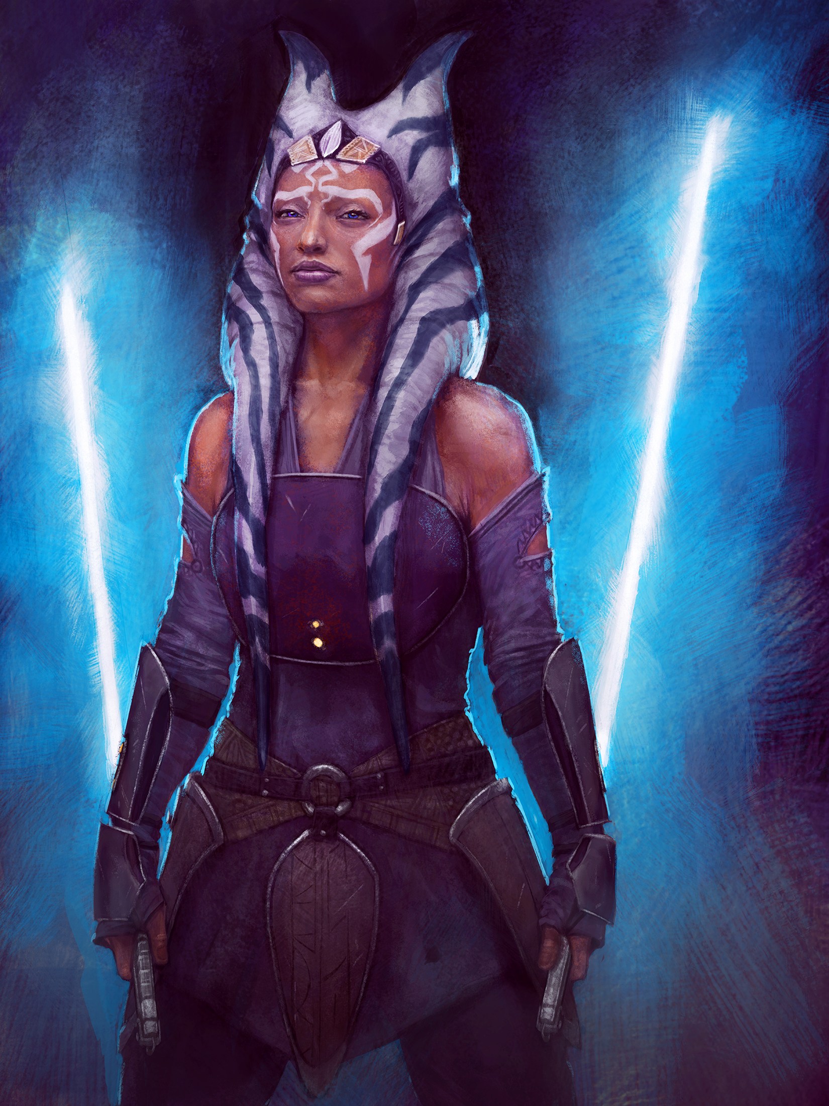 Ahsoka Tano Painting at PaintingValley.com | Explore collection of ...