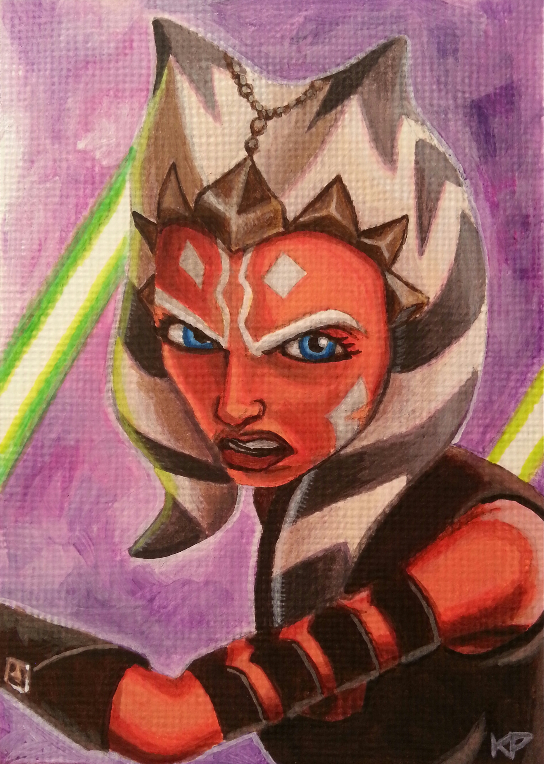 1887x2650 Ahsoka Tano The Art Of Kris Penix - Ahsoka Tano Painting