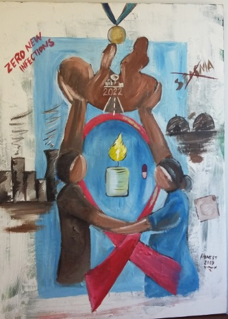 333x465 The Swaziland Business Coalition On Health And Aids (Swabcha) - Aids Painting